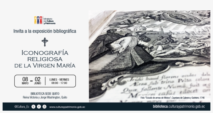 Exposición Bibliográfica “iconografía Religiosa De - Ministerio De Cultura Y Patrimonio, transparent png download