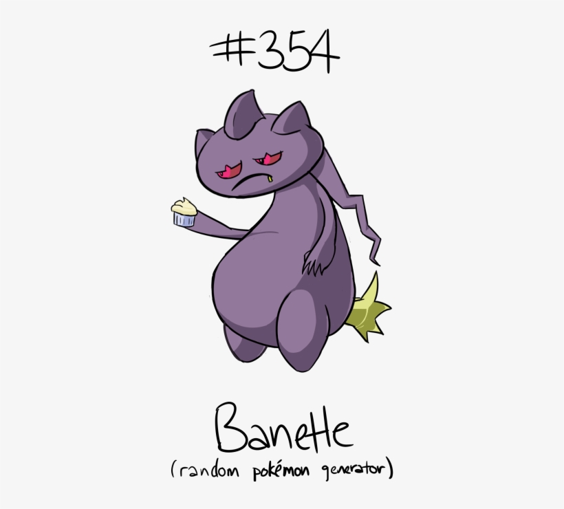 Sharpedo 354 Banette - Cartoon, transparent png download