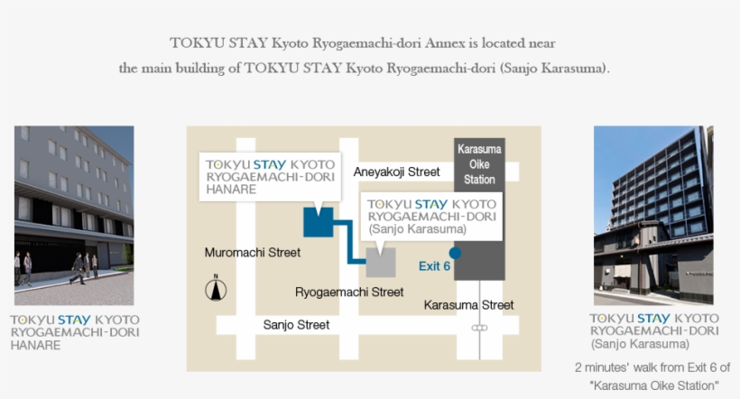 Tokyu Stay Kyoto Ryogaemachi-dori Annex Is Located - Tokyu Stay Kyoto Ryogaemachi-dori, transparent png download