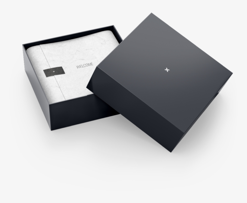 Aufgeklappte Willkommensbox - Box, transparent png download