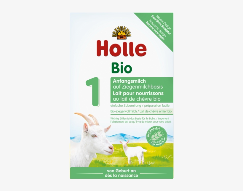 Organic Infant Goat Milk Formula - Holle, transparent png download