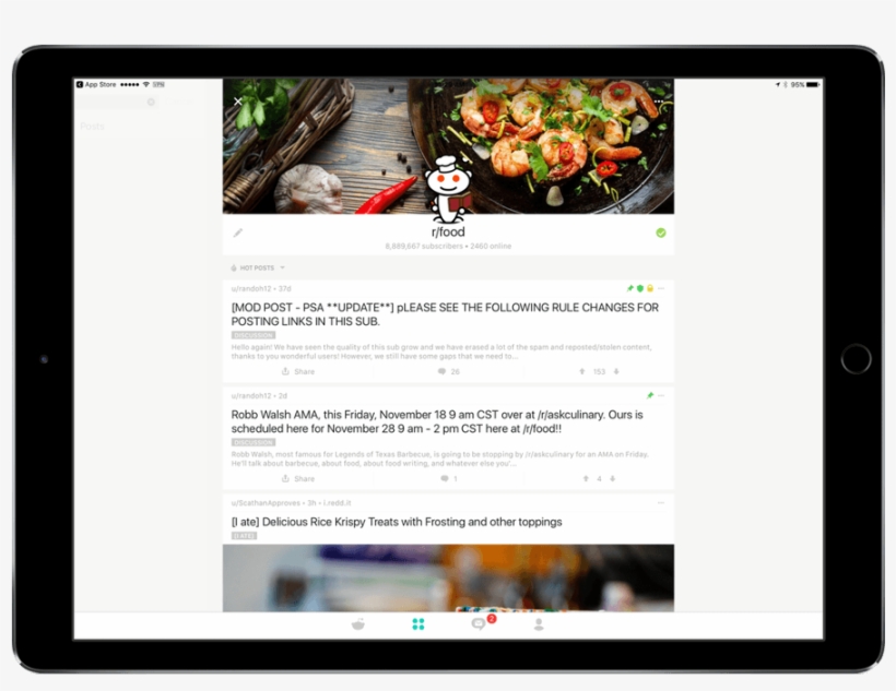 Reddit Purchased Third-party Client Alien Blue In - Ios, transparent png download