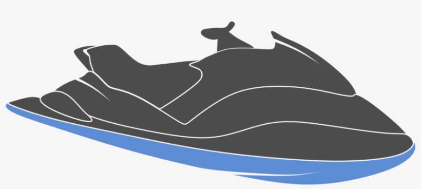 Grey Jet Ski Png Image - Personal Watercraft, transparent png download