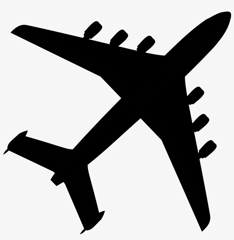 An 225 Silhouette - Antonov An 225 Mriya Silhouette, transparent png download