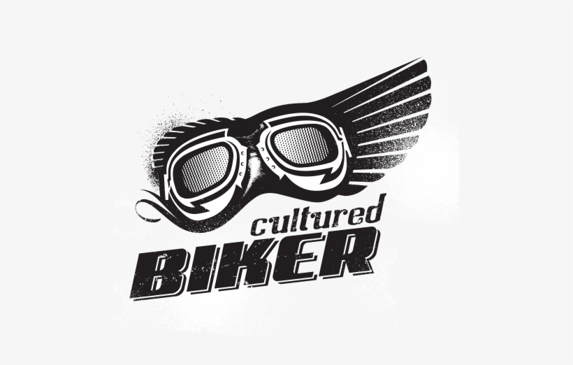 Vibe Magazine Logo Png Cultured Biker Motorcycle Apparel - Biker Text Logo, transparent png download