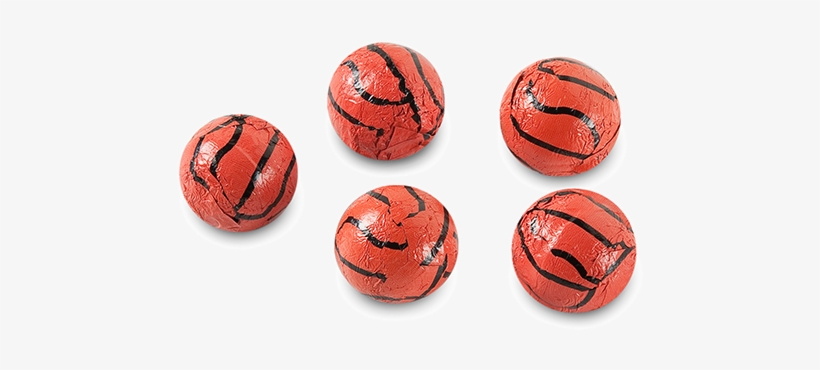 Foiled Solid Milk Chocolate Basketballs - Milk Chocolate Basketballs, transparent png download