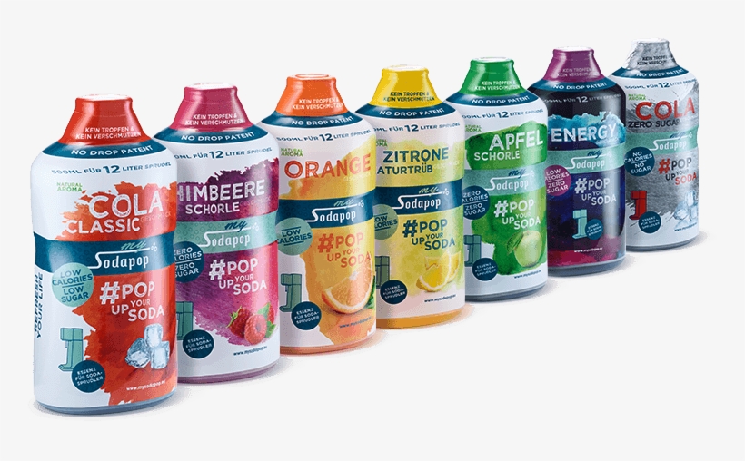 My-sodapop Flavors All - Mysodapop Essence Cola Zero, 500ml Für 12 Liter, transparent png download