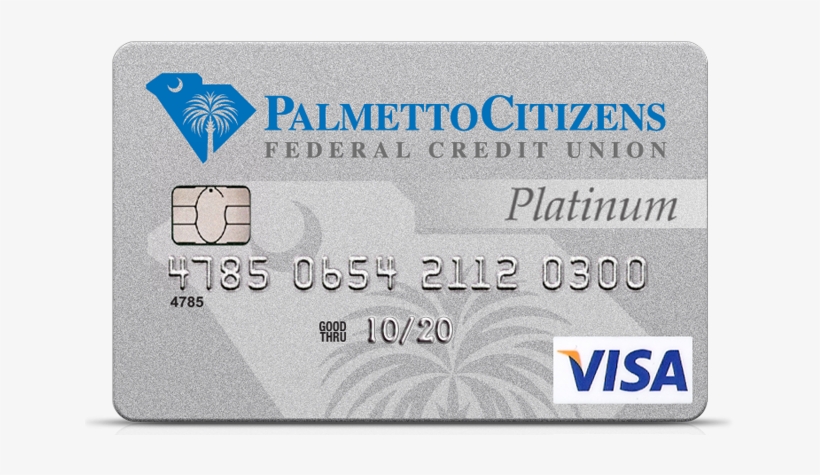 With A Palmetto Citizens Visa®, You Do Not Have To - Visa Credit Cards, transparent png download