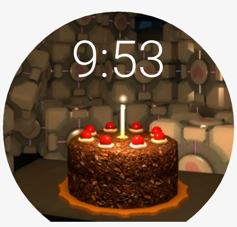 Portal Cake Png, transparent png download