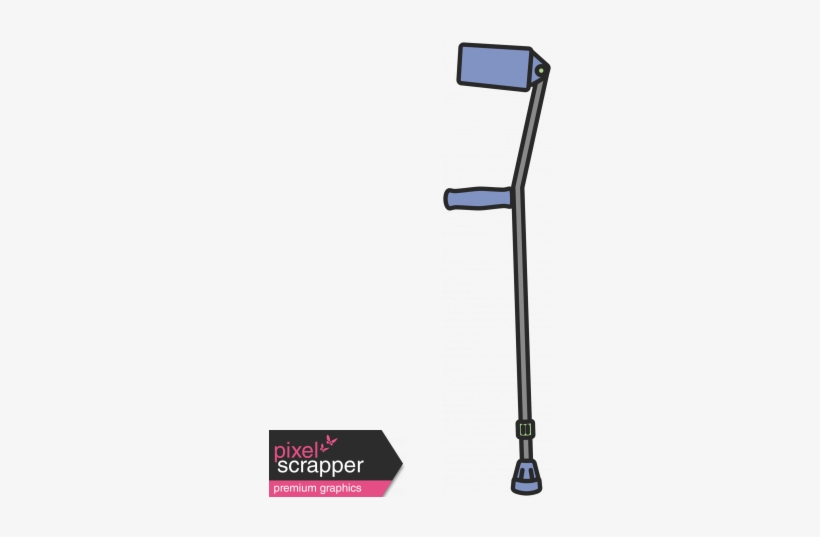 Crutch 2 Illustration - Exercise Machine, transparent png download