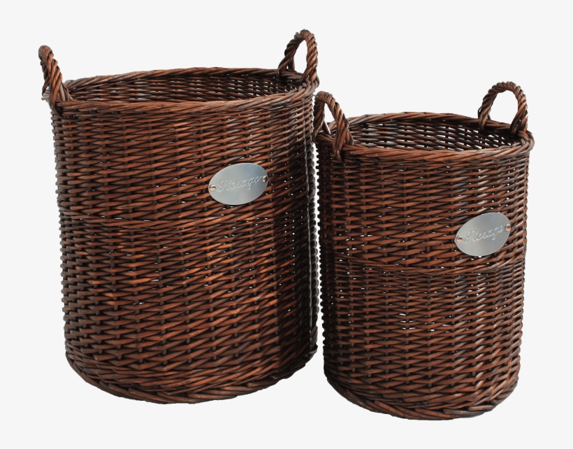 Natural Wicker Baskets - Basket, transparent png download
