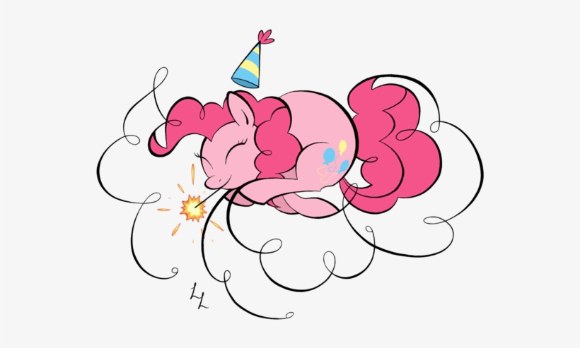 Luckylines, Fireworks, Hat, Party Hat, Pinkie Pie, - Illustration, transparent png download
