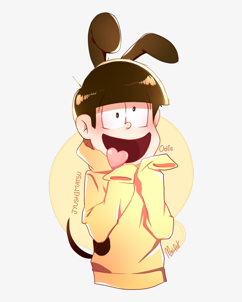 Jyushimatsu Odie - Osomatsu San Garfield, transparent png download