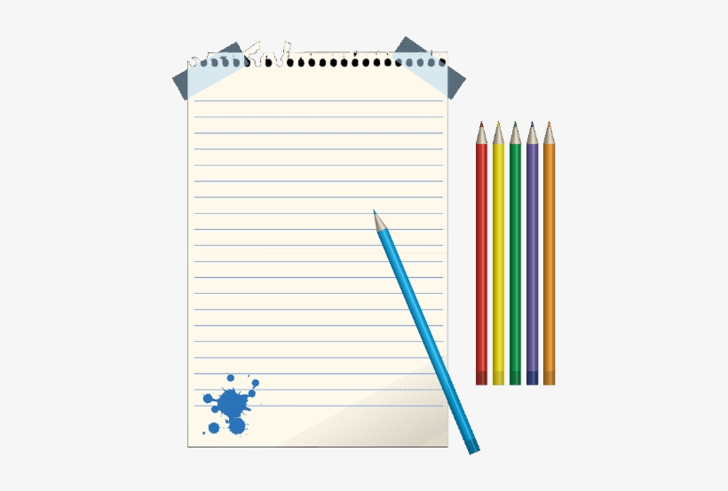 Paper Note Pencil Object Ftestickers - Graphic Design, transparent png download