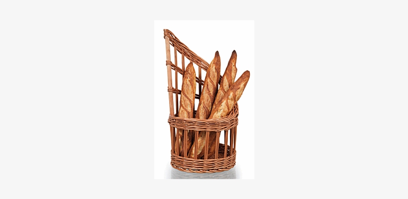 Matfer 573421 11" Round Wicker Bread Basket - Bread Display Basket, transparent png download