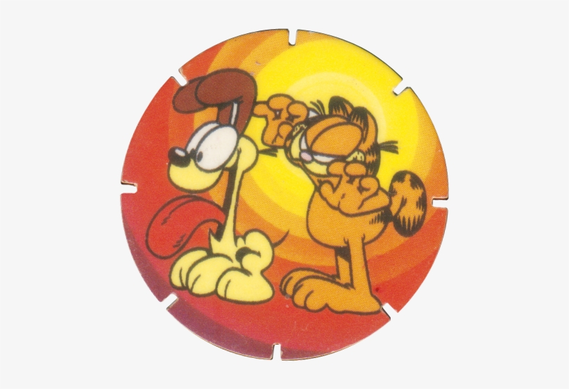 Jam Caps > 61 80 Garfield Garfield And Odie - Shove At First Sight, transparent png download