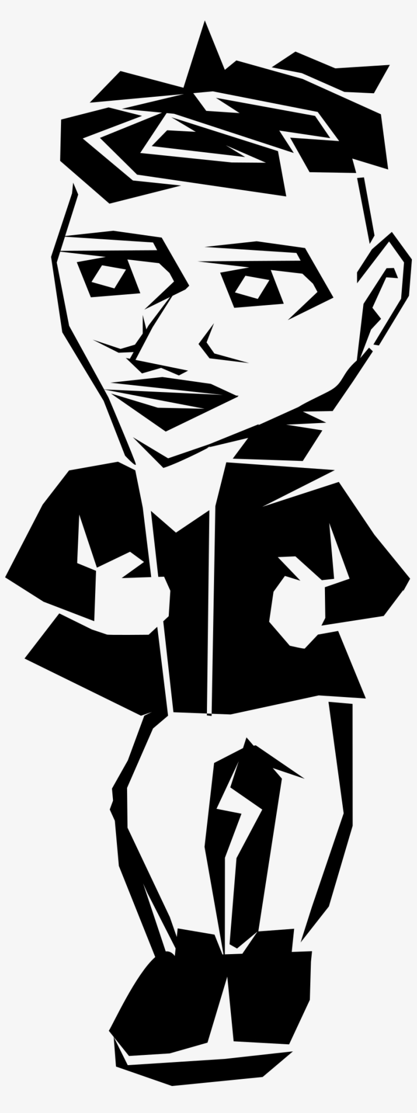 This Free Icons Png Design Of Edge Standing Boy, transparent png download