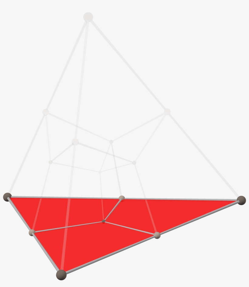 Tesseract Tetrahedron Shadow With Alternating Vertex - Sail, transparent png download