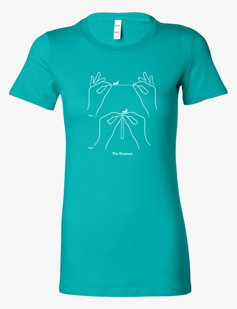 Tesseract T-shirt White Ink - Pnw - Pacific Northwest Riding Women's Shirt, transparent png download