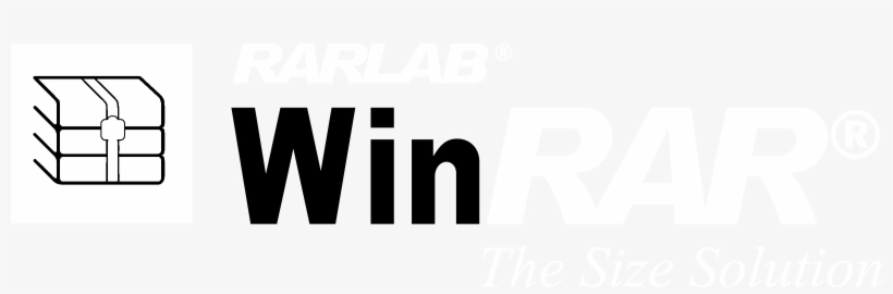 Winrar Logo Black And White - Graphics, transparent png download