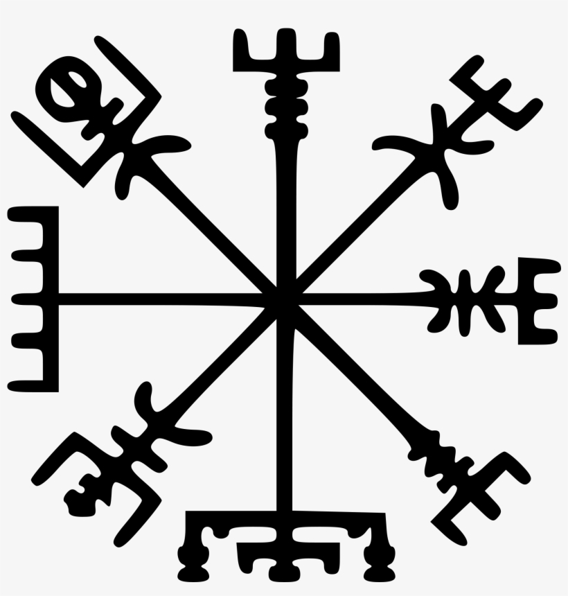 2000px Vegvisir Svg Viking Compass Transparent Transparent Png 2000x2000 Free Download On Nicepng