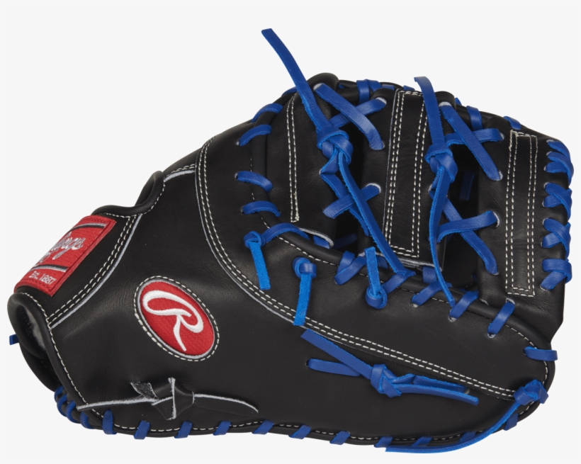 Black And Blue Rawlings Pro Preferred First Baseman - First Baseman, transparent png download