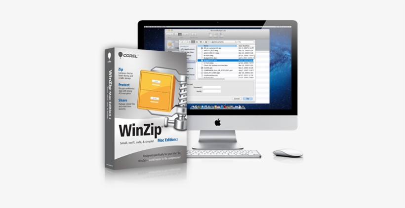 Winrar For Mac Alternative - Winzip Mac Edition - Version 1.0, transparent png download