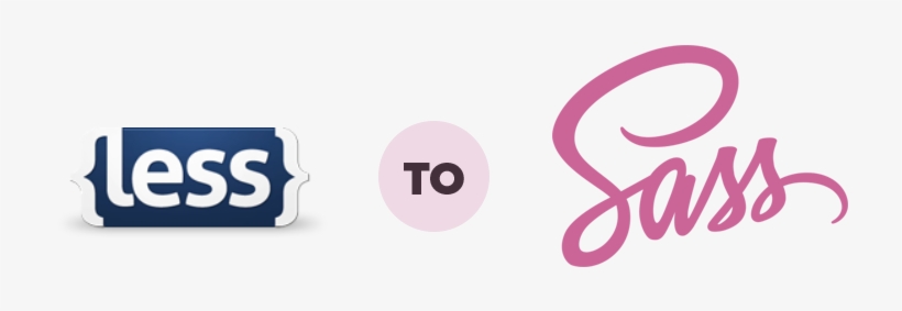 Less To Sass - Sass, transparent png download