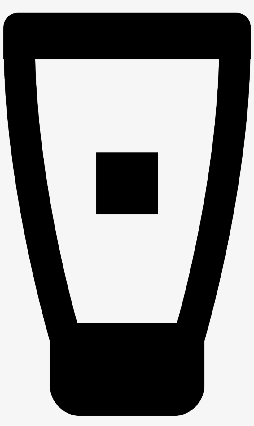 It's A Logo Of A Cream Tube With Its Cap On Bottom - Иконка Крема Пнг, transparent png download