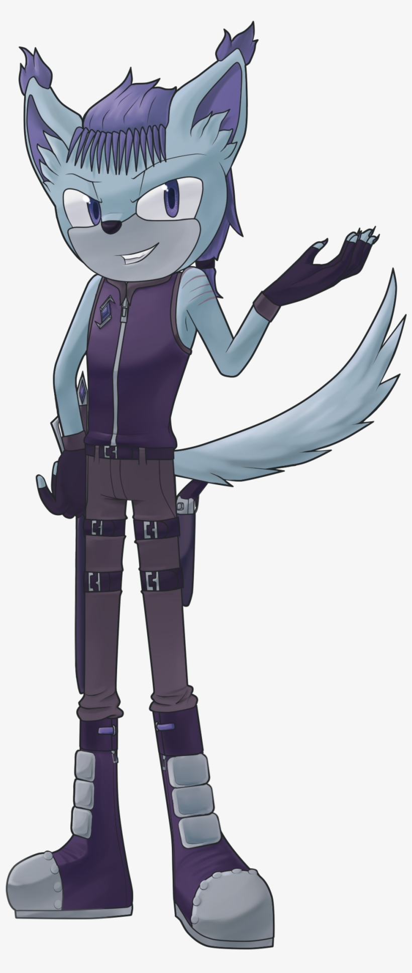 Original Sonic Fan Characters Images Lucas The Caracal - Echidna, transparent png download