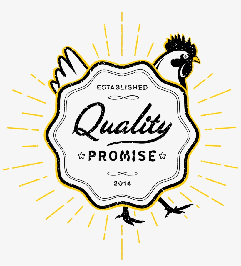 Chicken Stamp With Grunge - Illustration, transparent png download