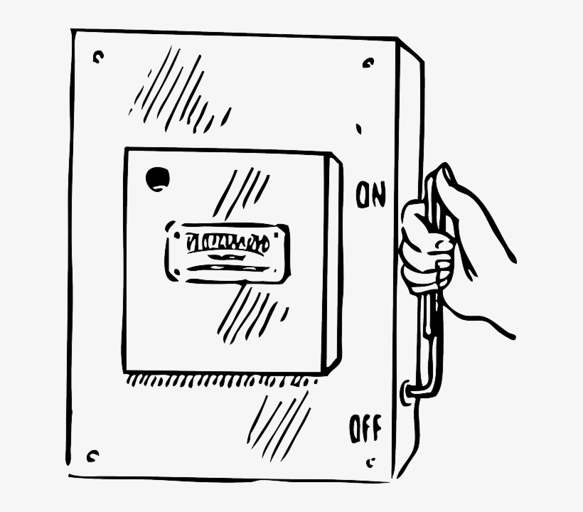 Image By Clker Free Vector Images - Breaker Box Clip Art, transparent png download