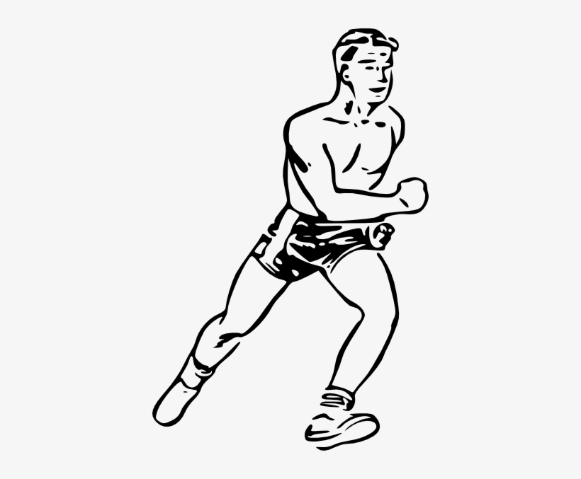 Free Vector Runner Clip Art - Runner Clip Art, transparent png download