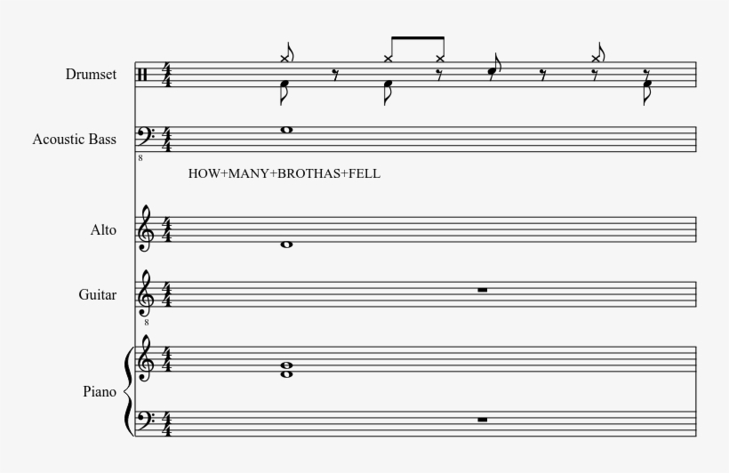 Sheet Music 1 Of 22 Pages - Document, transparent png download