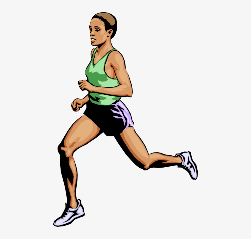Vector Illustration Of Track And Field Athletic Sport - Cualidades Fisicas Basicas Velocidad, transparent png download