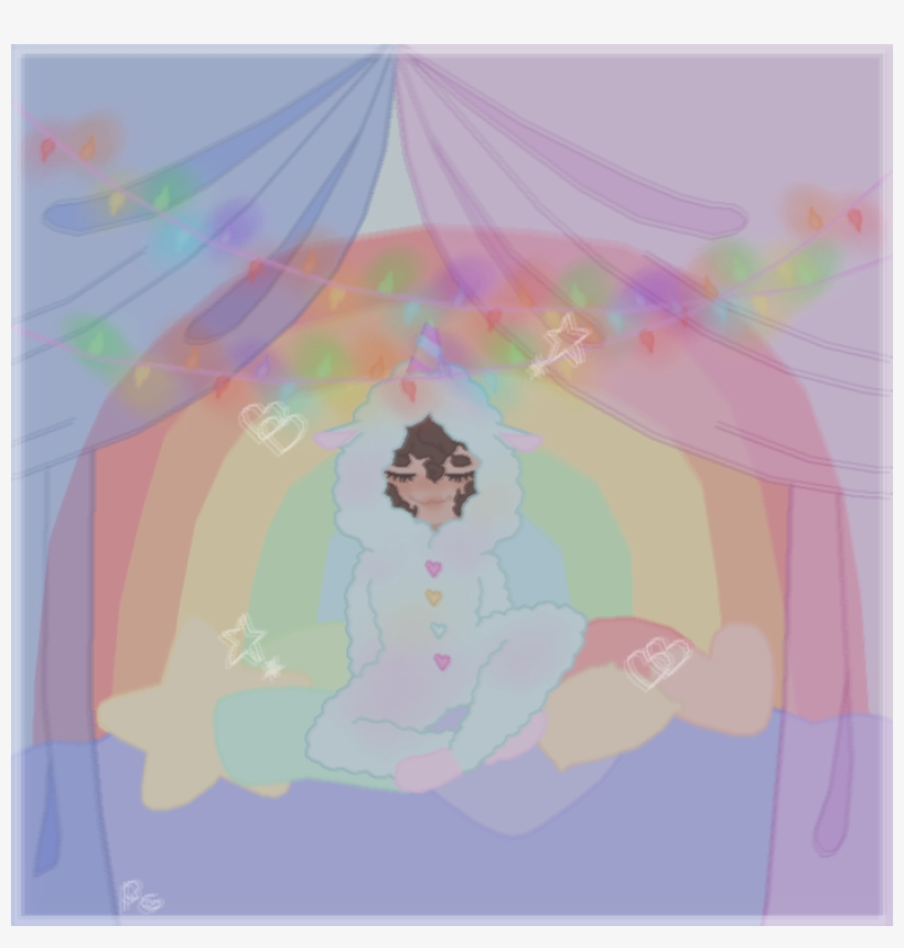 Rainbow Slumber Party }~ - Illustration, transparent png download