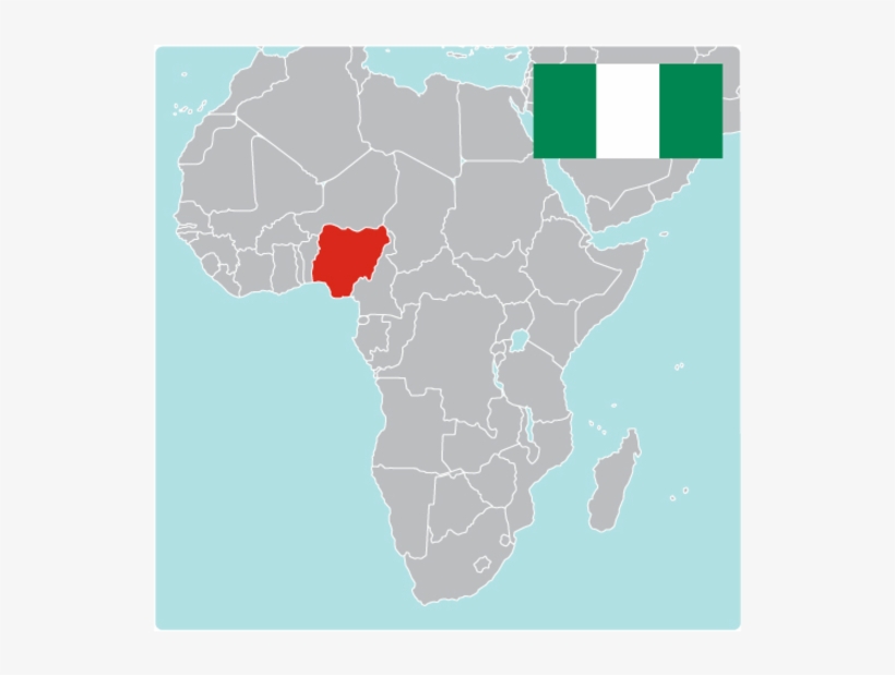 Map Of Nigeria - Nigeria, transparent png download