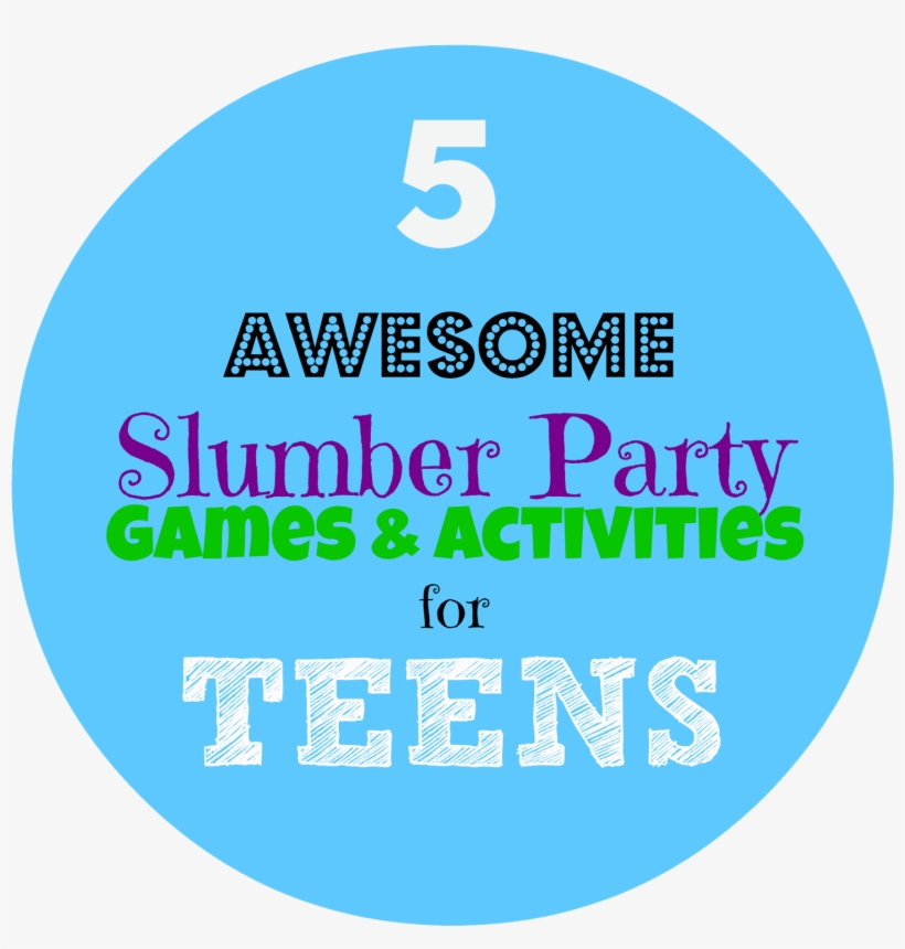 5 Best Sleepover Games And Activities For Teens - Vwaq It's Showtime Vinyl Wall Decal, Silver, transparent png download