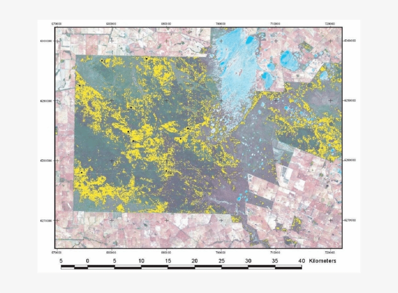 Area Of Mixed Laterite Heath Predicted As - Lake Magenta Nature Reserve, transparent png download