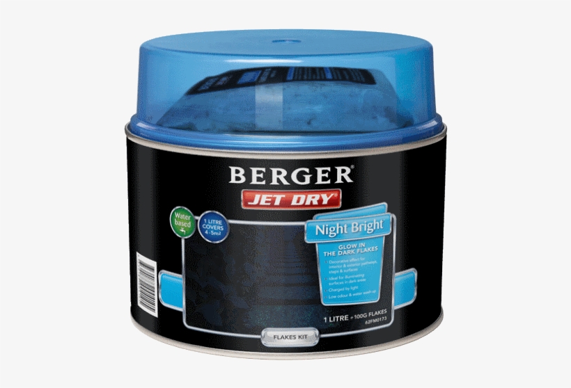 Berger Jet Dry Night Bright Decorative Flakes - Berger Jet Dry 10l, transparent png download