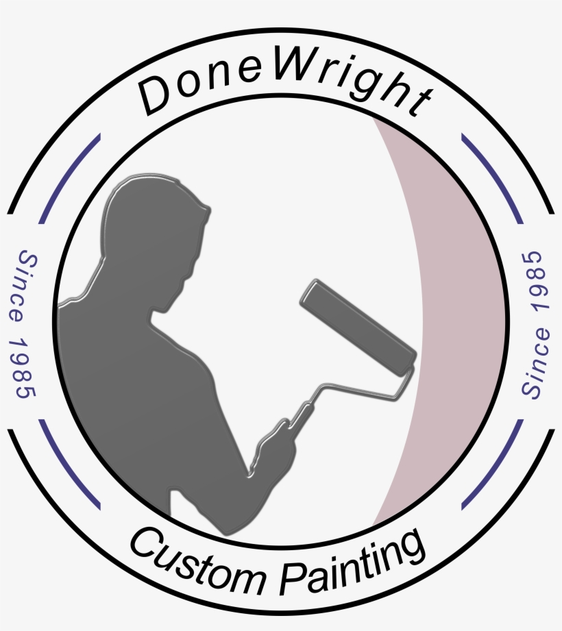 Donewright Custom Painting Logo - Painting, transparent png download