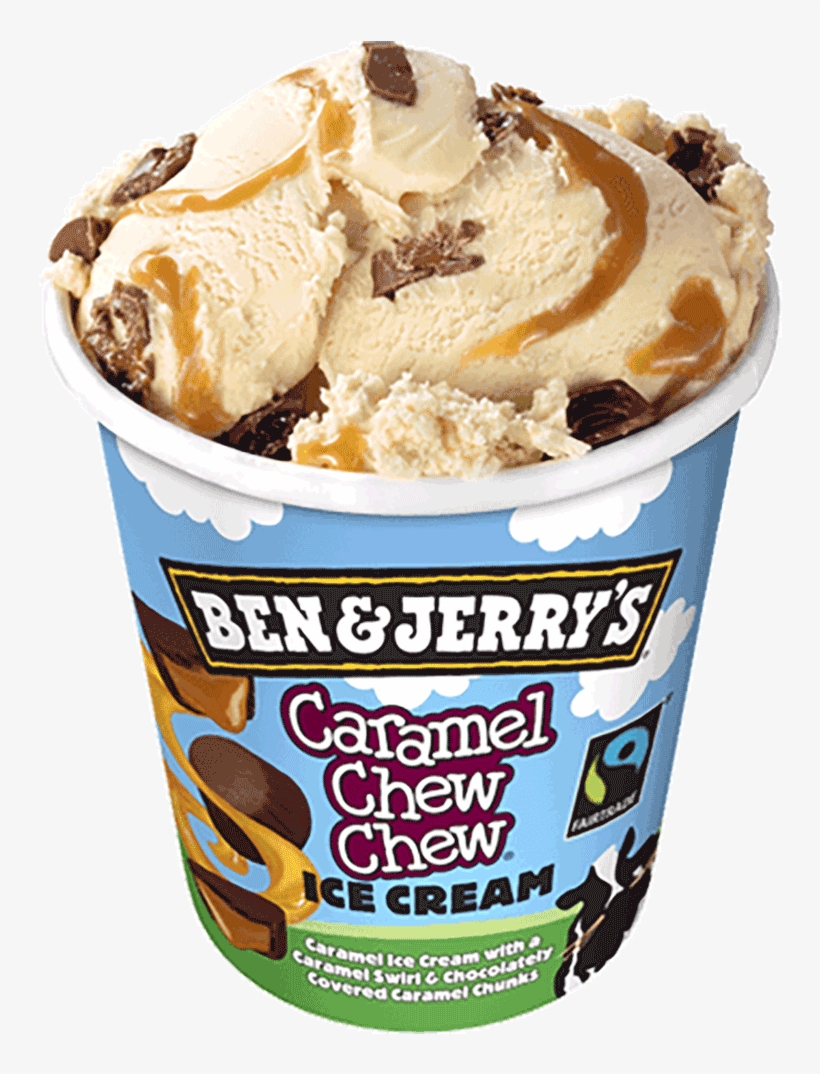 Ben & Jerry's Ice Cream - Ben And Jerry's Caramel Flavors, transparent png download