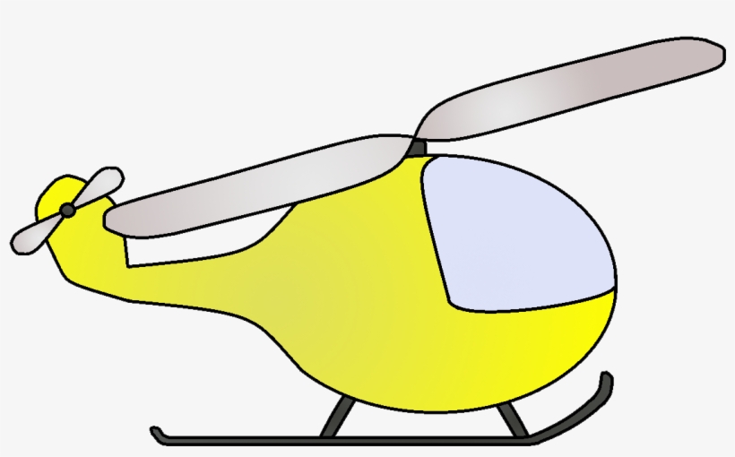 Helicopter Clipart Yellow Helicopter Frames Illustrations - Yellow Helicopter Clipart, transparent png download