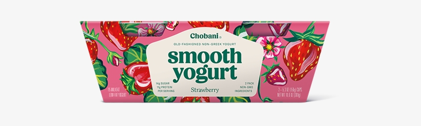 For More Information, Visit Www - Chobani Smooth Strawberry Yogurt, transparent png download