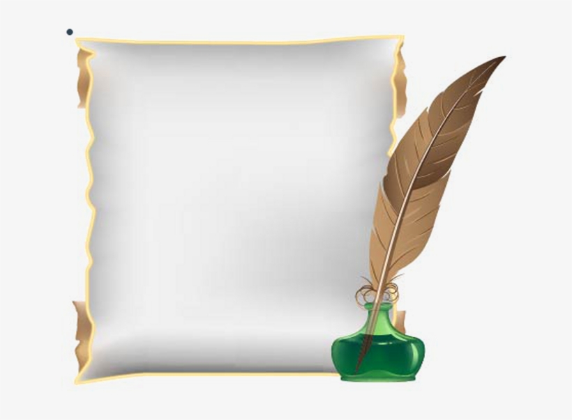 Pergamino Antiguo Con Pluma, transparent png download