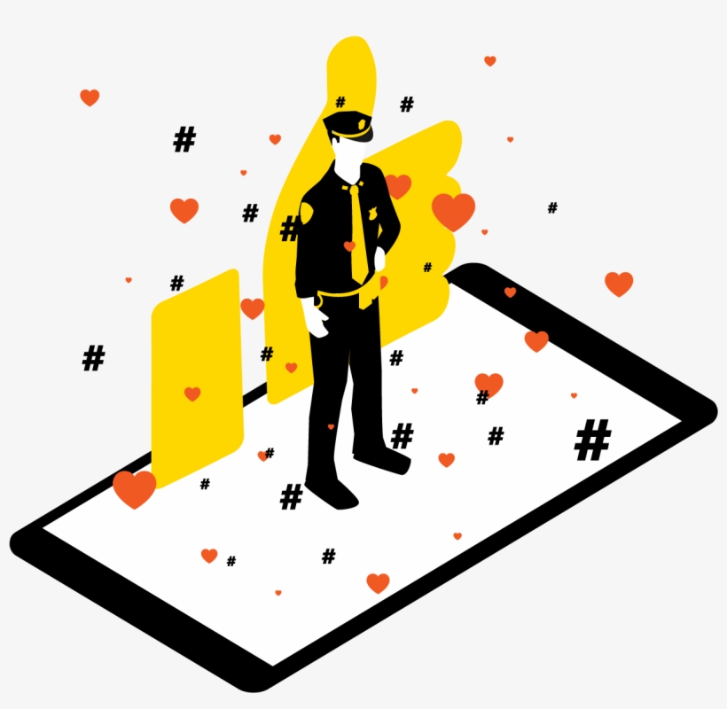 Police Think Creating The Next - Illustration, transparent png download