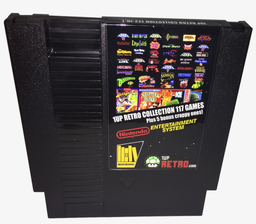 1up Retro's Nes Mini Classic Controller Is 25 Inches - 1up Retro Nintendo Nes Top 136 Games Plus 7 Bonus Crappy, transparent png download