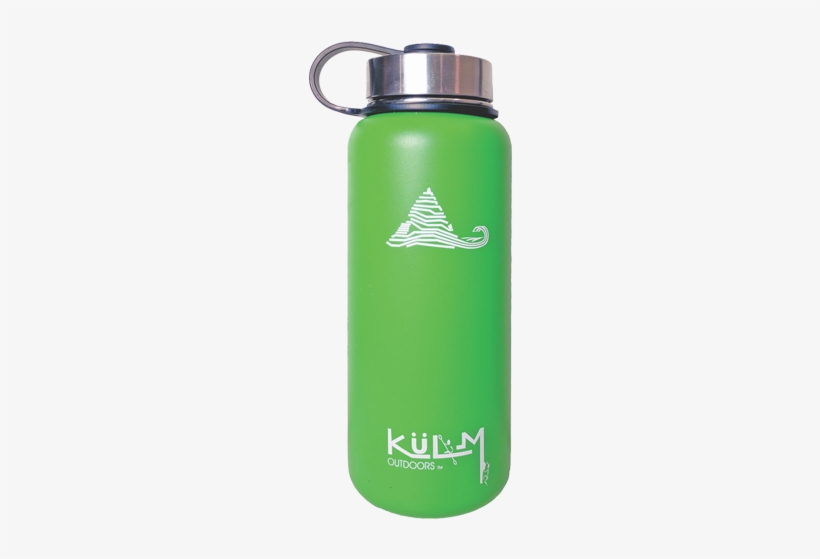 32 Oz Vacuum Insulated Stainless Steel Water Bottle - Green Water Bottle Png, transparent png download