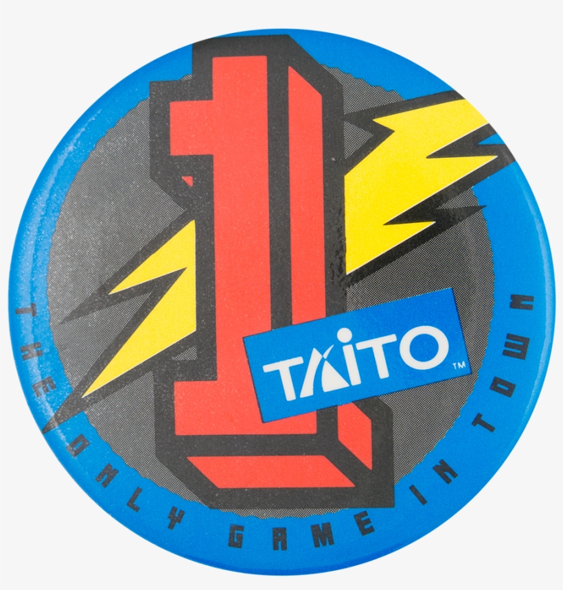 Taito Advertising Button Museum - Emblem, transparent png download