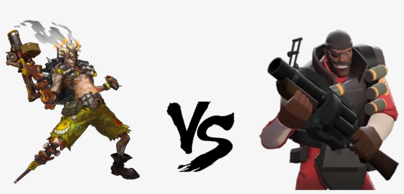 Junkrat Vs Demoman - Overwatch Is Gay Meme, transparent png download